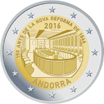 2 Euro 1 2016 150.Jahrestag der Neuen Reform von 1866