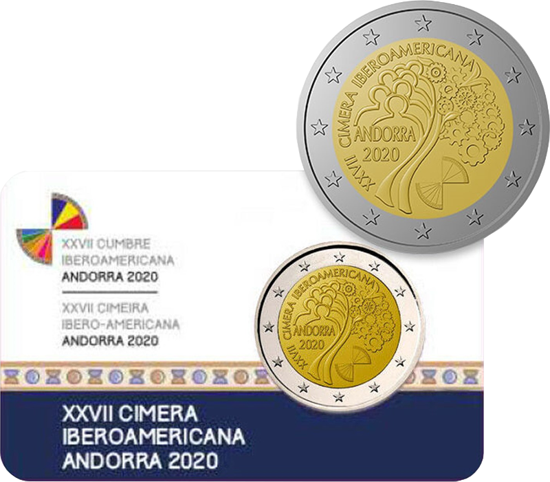 2 Euro Andorra 2020 XXVII. Iberoamerika-Gipfel