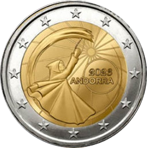 2 Euro Andorra 2023 Fest der Sommersonnenwende