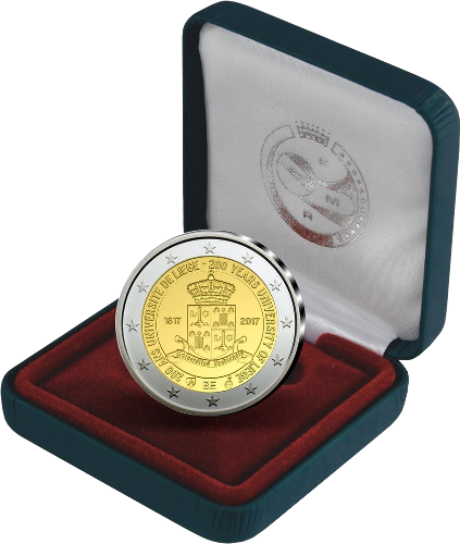 2 Euro Belgien 2017 200 Jahre Universität zu Lüttich