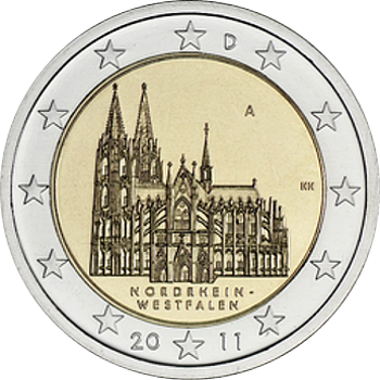 2 Euro Deutschland 2011 Nordrhein-Westfalen