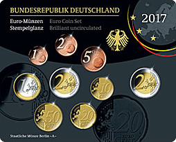 2 Euro Deutschland 2017 KMS Deutschland 2017 ST A,D,F,G,J
