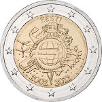 2 Euro 5 2012 10 Jahre Euro-Bargeld