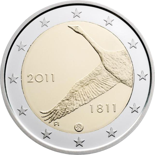2 Euro Finnland 2011 200 Jahre Nationalbank von Finnland