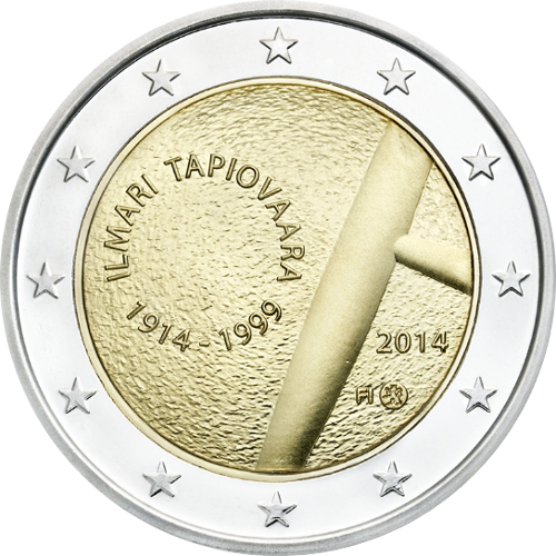 2 Euro Finnland 2014 100.Geburtstag von Ilmari Tapiovaara
