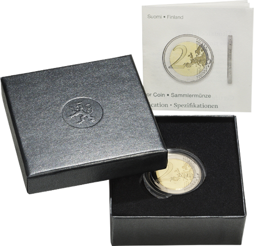 2 Euro Finnland 2015 100.Geburtstag von Jean Sibelius