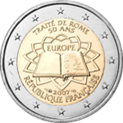 2 Euro Frankreich 2007 50 Jahre Römische Verträge