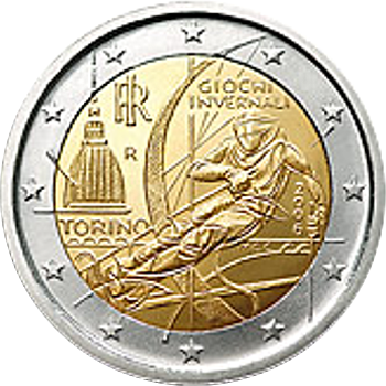 2 Euro Italien 2006 Olympische Winterspiele 2006 in Turin