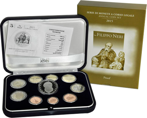 2 Euro Italien 2015 KMS Italien PP 2015 - Filippo Neri