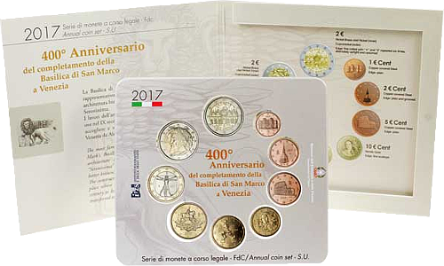 2 Euro Italien 2017 KMS Italien 2017 ST - 400 Jahre Basilika San Marco