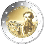 2 Euro 15 2016 150.Jahrestag der Gründung Monte Carlos