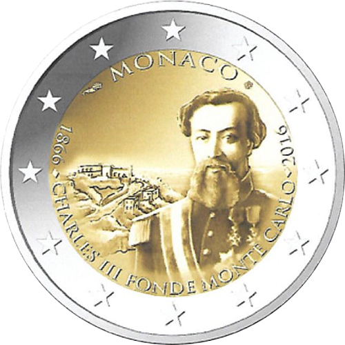 2 Euro Monaco 2016 150.Jahrestag der Gründung Monte Carlos