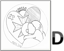 Malta 2016 Kinder mit Solidarität Entwurf D