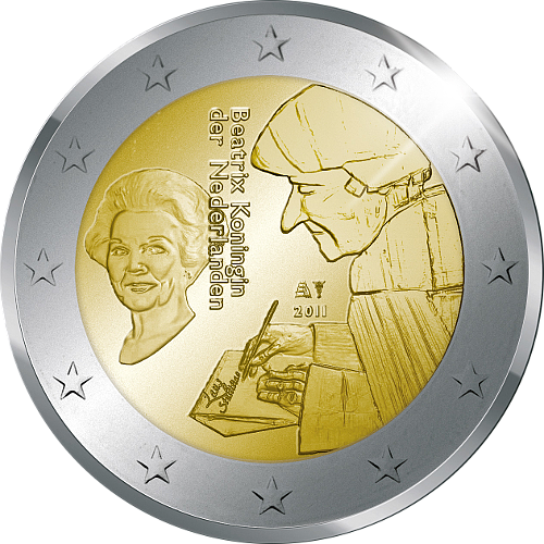 2 Euro Niederlande 2011 20.Jahrestag des Visegrád-Abkommens