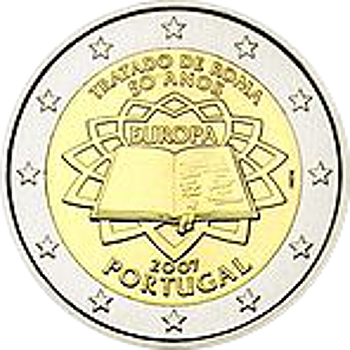 2 Euro Portugal 2007 50 Jahre Römische Verträge
