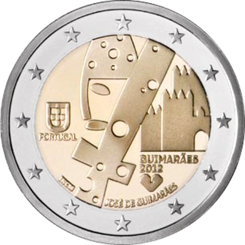 2 Euro Portugal 2012 Guimaráes - Europäische Kulturhauptstadt 2012
