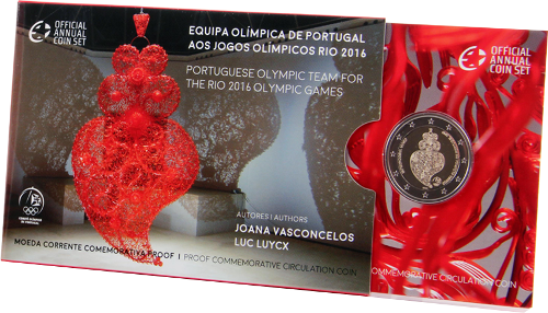 2 Euro Portugal 2016 Olympische Spiele 2016 in Rio de Janeiro