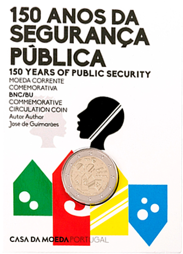 2 Euro Portugal 2017 150 Jahre Policia de Segurança Pública