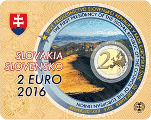 2 Euro Slowakei 2016 Ratspräsidentschaft der EU