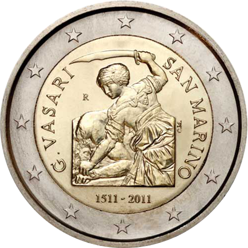 2 Euro San Marino 2011 500.Geburtstag von Giorgio Vasari
