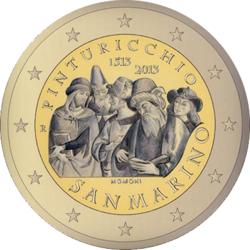 2 Euro San Marino 2013 500.Todestag von Pinturicchio