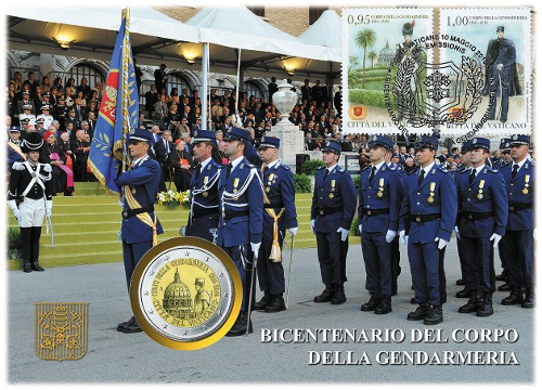 2 Euro Vatikanstadt 2016 200 Jahre vatikanische Gendamerie