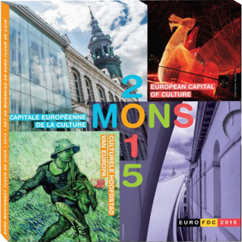 2 Euro Belgien 2015 KMS Belgien 2015 ST Mons