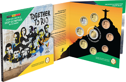 2 Euro Belgien 2016 KMS 2016 Belgien ST - Olympische Spiele in Rio